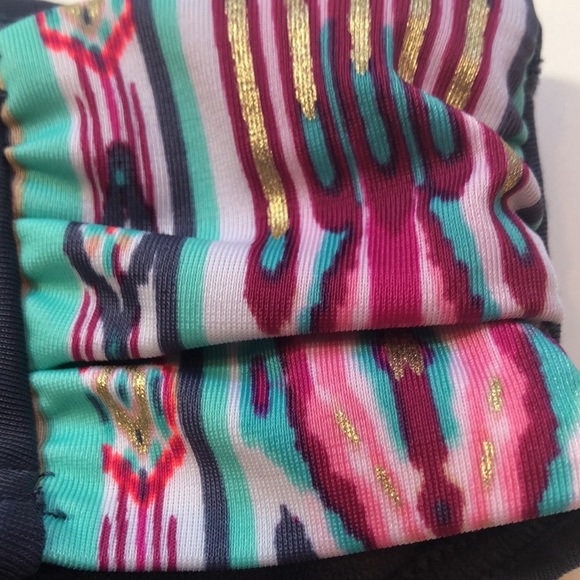 ART CLASS Aztec Multi  Color 2 piece Swimsuit Bathing Suit Tankini Girl's XS - Picture 6 of 16